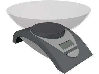 Electronic Scales 3D Model preview
