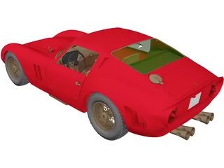 Ferrari 250 GTO (1962) 3D Model preview
