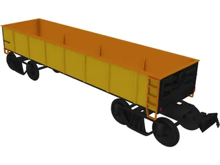 Steel Gondola (1942) 3D Model preview