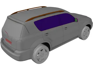 SsangYong Rexton 3D Model preview