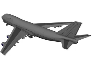 Boeing 747 The Jumbo Jet 3D Model preview