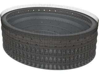 Coliseum Roman 3D Model preview