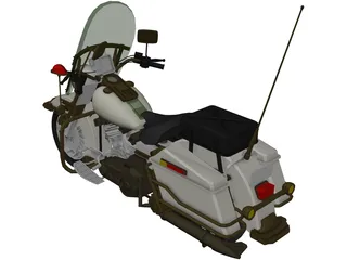 Harley-Davidson Police 3D Model preview
