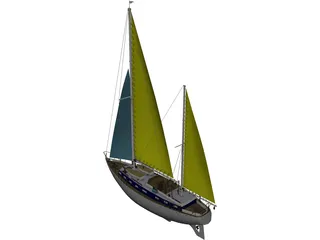 Moon Light 3D Model preview