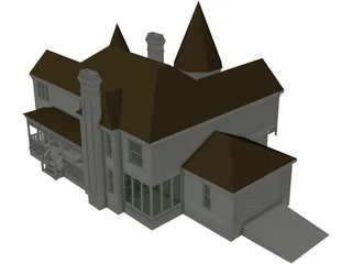 House Victorian 3D Model preview