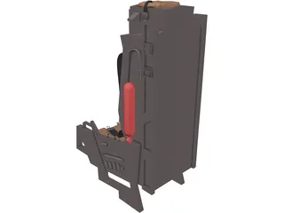 F-15 Seat 3D Model preview