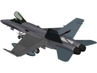 F-18 VFA-151 Hornet 3D Model preview