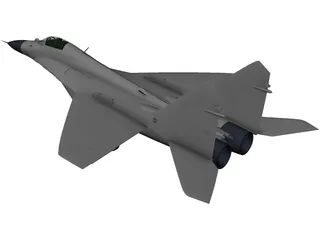MiG-29A 3D Model preview