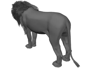 Lion 3D Model preview