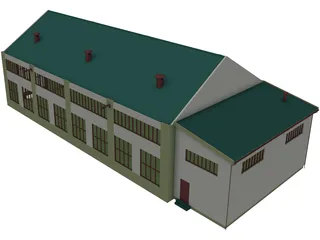 Train Coach 3D Model preview