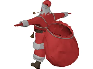 Santa Claus 3D Model preview