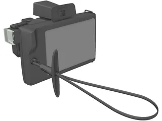 Camera Polaroid Color Pack 3D Model preview