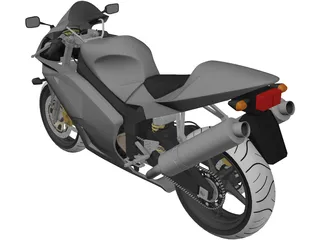 Honda RVT1000 3D Model preview