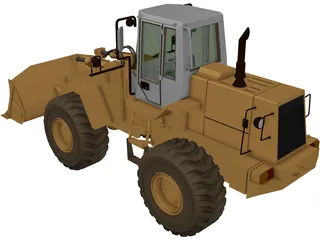 Fiatallis Loader FR-130 3D Model preview