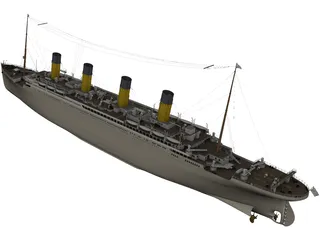 Titanic R.M.S 3D Model preview