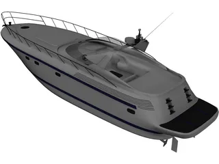 Sarnico 58 Yacht 3D Model preview