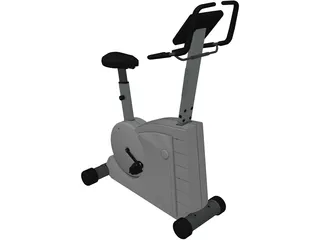 Exercise Cycle 3D Model preview