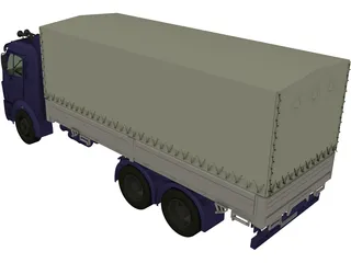 Mercedes-Benz Truck 3D Model preview