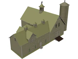 Barn 3D Model preview