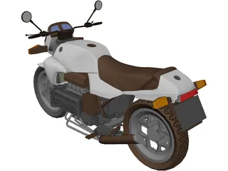 BMW K100 3D Model preview