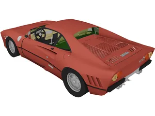 Ferrari 288 GTO (1984) 3D Model preview