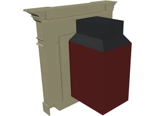 Fireplace 3D Model preview