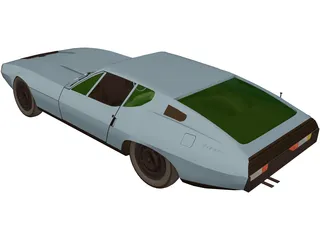 Jaguar Piranha 3D Model preview