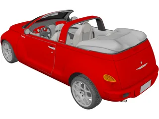 Chrysler PT Cruiser Cabriolet (2004) 3D Model preview