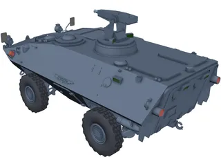 Mowag Piranha 4x4 3D Model preview