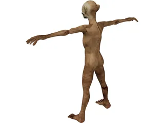 Gollum 3D Model preview