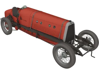 Fiat Mefistofele (1923) 3D Model preview