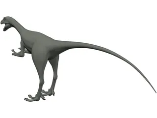 Compsognathus 3D Model preview