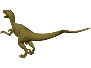 Deinonychus 3D Model preview
