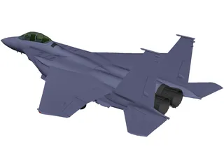 F-15E Strike Eagle 3D Model preview
