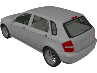 Kia Cerato 3D Model preview