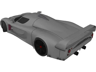 Maserati MC12 3D Model preview