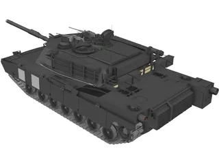 M1A2 Abrams 3D Model preview