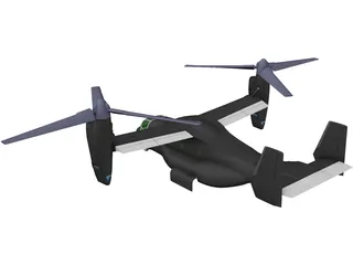 Bell-Boeing V-22 Osprey 3D Model preview