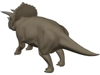 Triceratops 3D Model preview