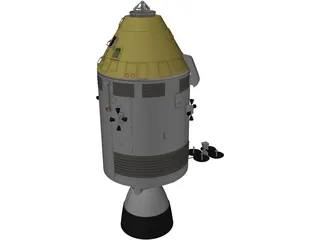 Apollo Spacecraft 3D Model preview