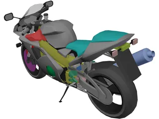 Honda CBR 959RR 3D Model preview
