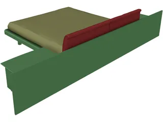 Bed 3D Model preview