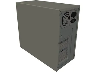 Case Mini Tower 3D Model preview