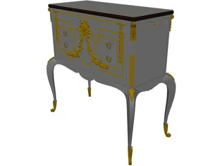 Drinks Cabinet 3D Model preview