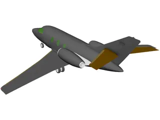 Dassault Falcon 3D Model preview