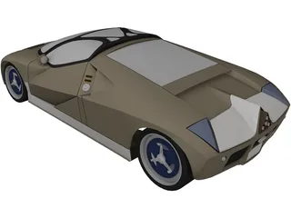 Ford GT90 (1995) 3D Model preview