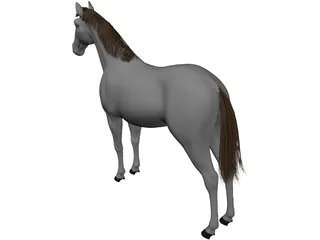 Horse 3D Model preview
