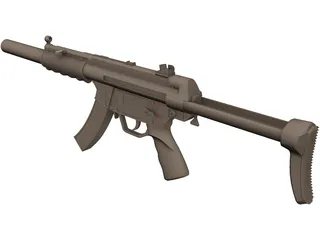Heckler And Koch MP5 3D Model preview