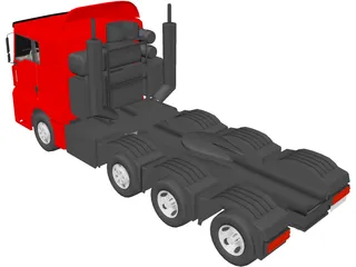 MAN Truck 3D Model preview