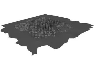 City Los Angeles (California) 3D Model preview